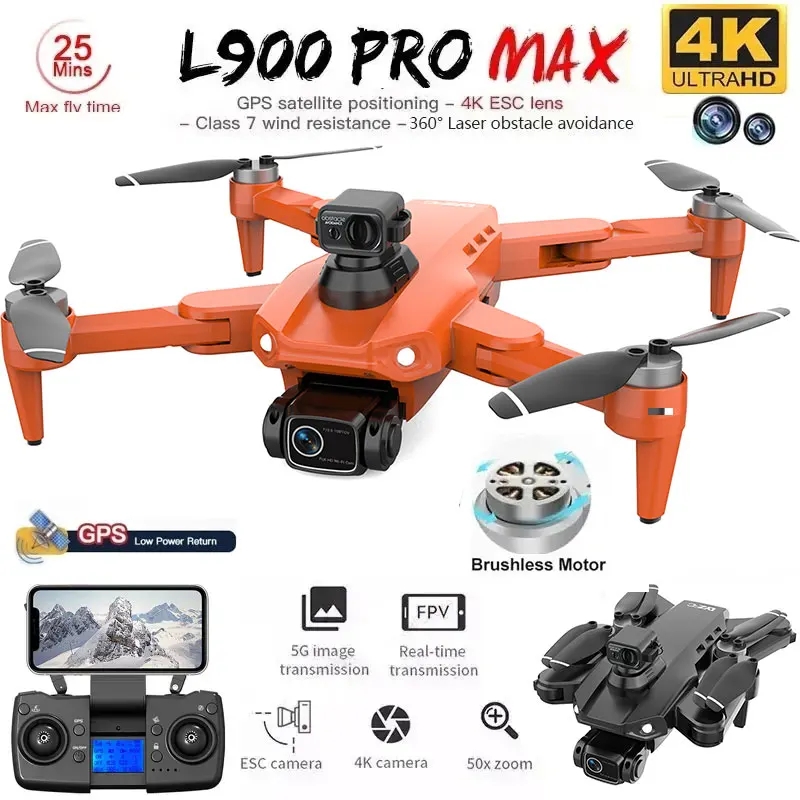 Drone Camera 4K - L900 Pro MAX GPS Drone 4K