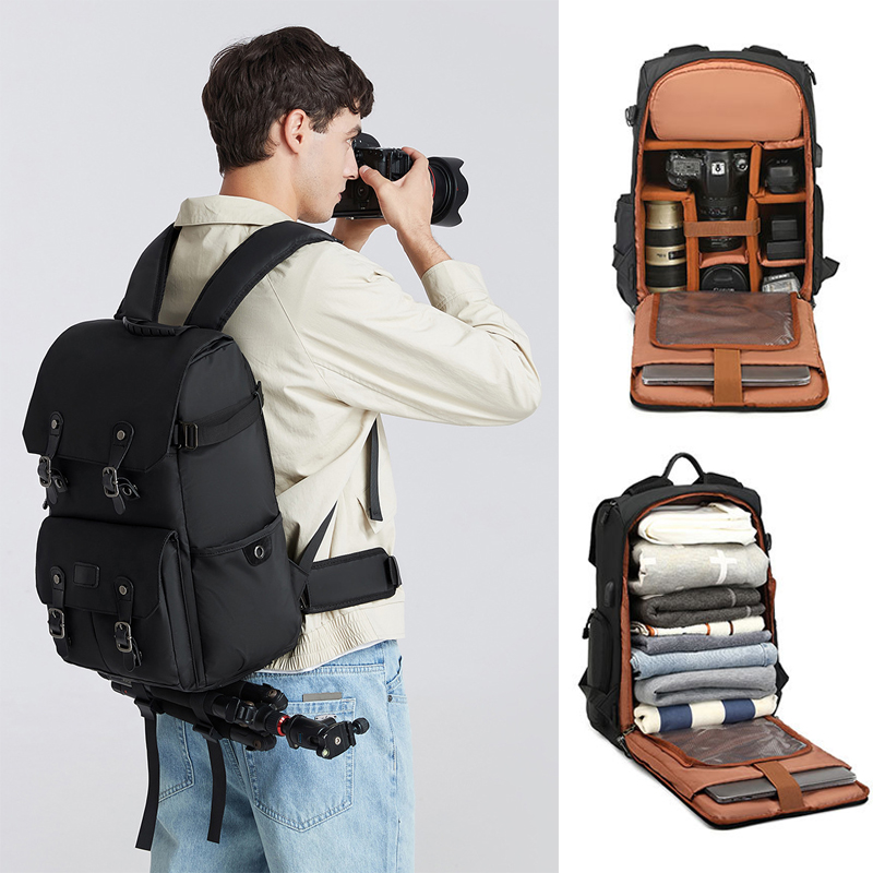 Drone Camera Case - Zaino Impermeabile per Fotocamera DSLR, Grande