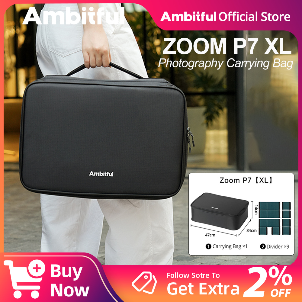 Ambitful ZOOM P7II XL Borsa da - Drone Camera Case recensione e prezzo
